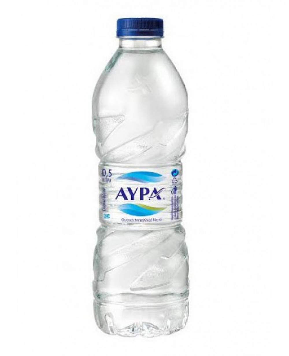 ΑΥΡΑ ON THE GO ΦΥΣΙΚΟ ΜΕΤΑΛΛΙΚΟ ΝΕΡΟ (24*500 ML)