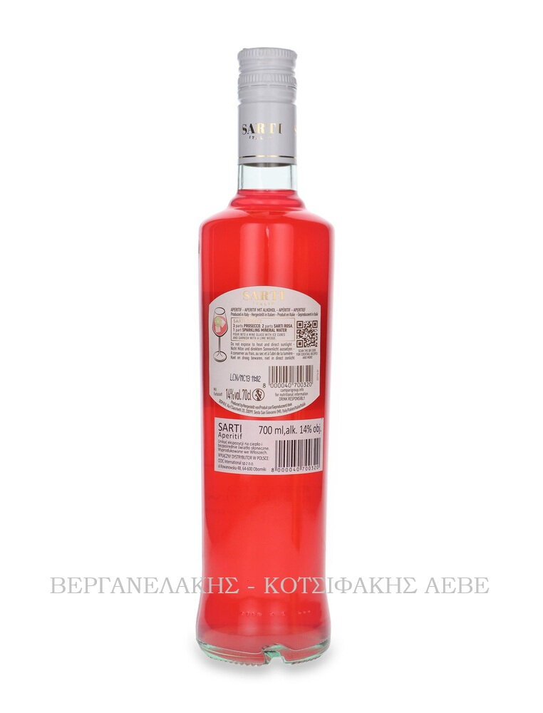 SARTI ROSA APERITIVO 700 ML