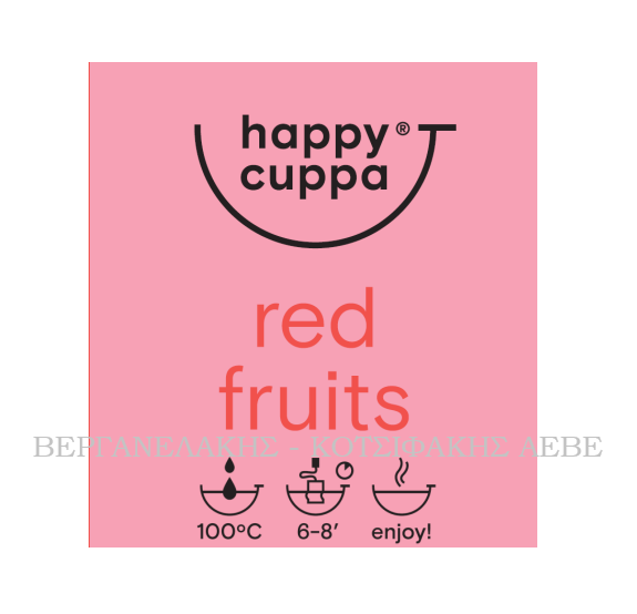 HAPPY CUPPA RED FRUITS TEA 500 ΤEM