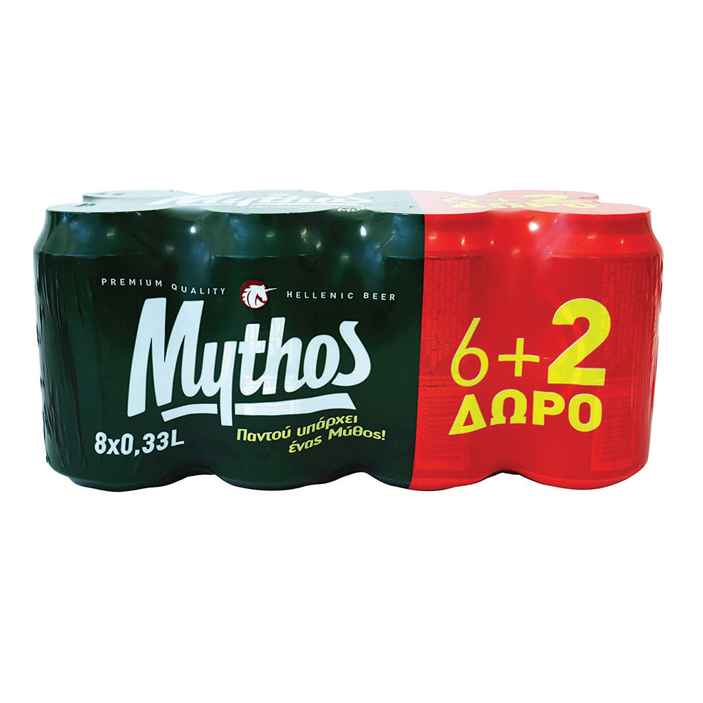 ΜΥΘΟΣ 3*(8*330 ML) (6+2)