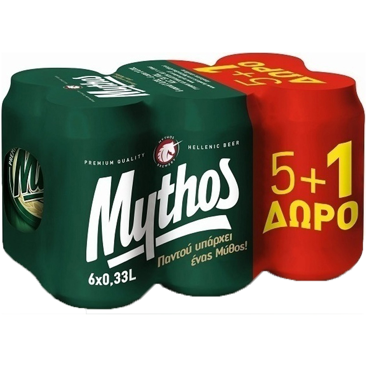ΜΥΘΟΣ 4*(6*330 ML) (5+1)