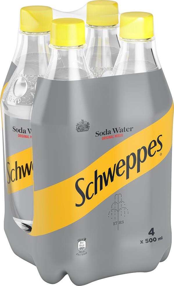 SCHWEPPES ΣΟΔΑ 6*(4*500 ML)