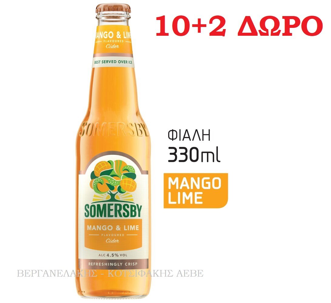 SOMERSBY MANGO-LIME (12*330 ML) (10+2) OW