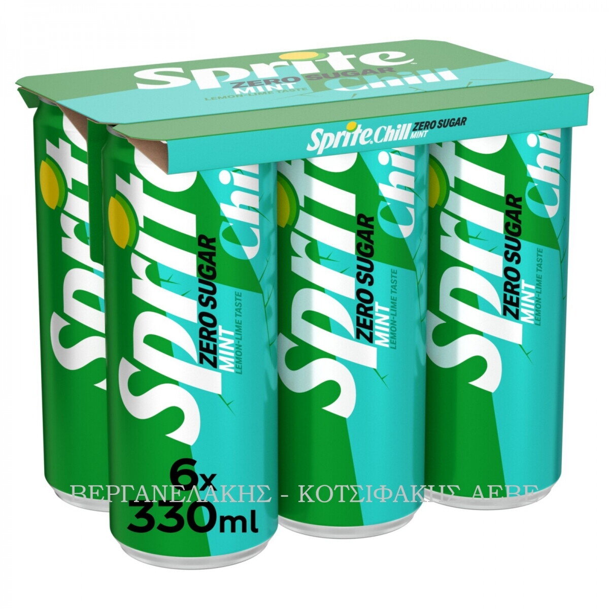 SPRITE CHILL MINT LEMON-LIME ZERO 6*(4*330ML)