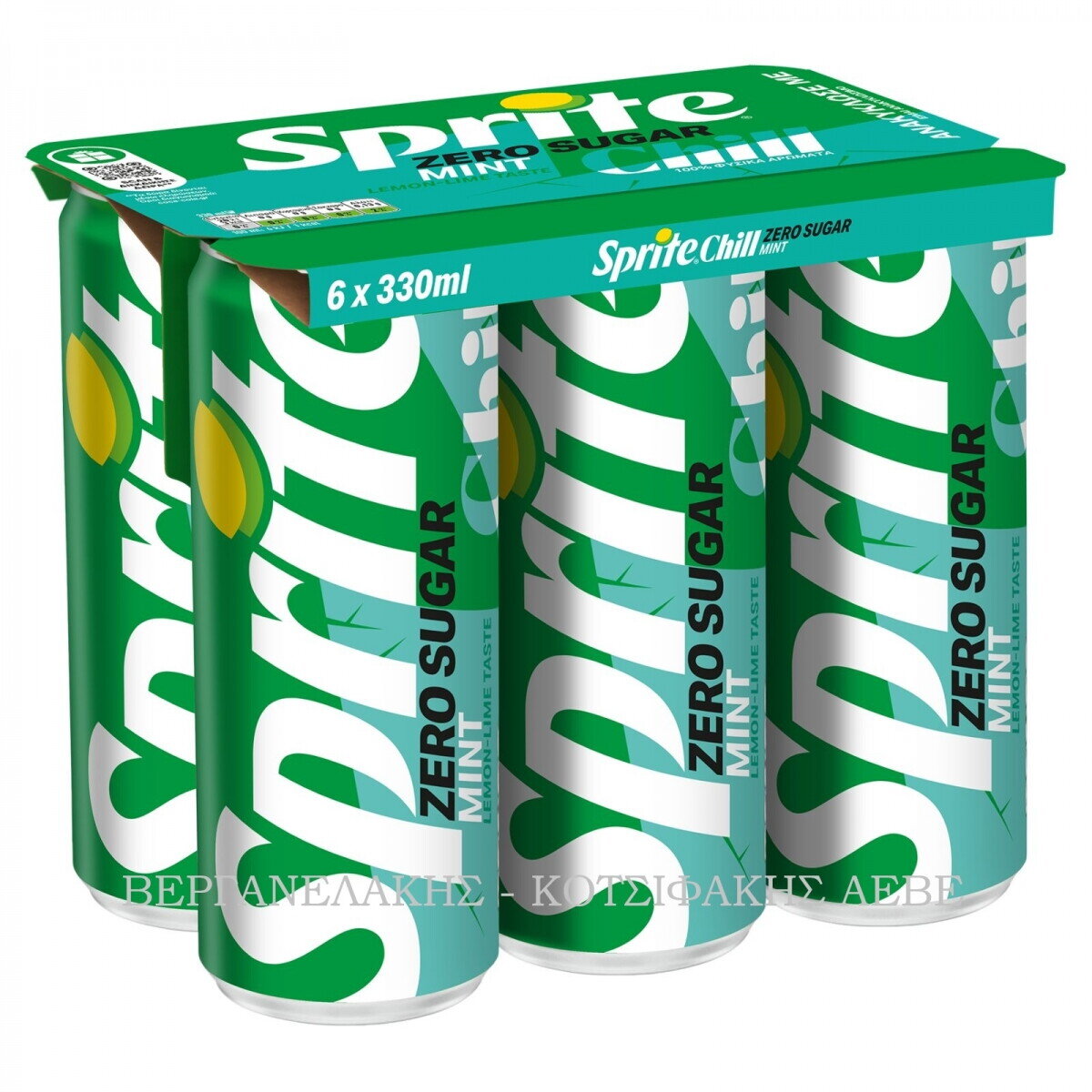 SPRITE CHILL MINT LEMON-LIME ZERO 6*(4*330ML)